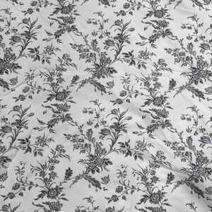 Ikea "Alvine Kvist" Duvet Cover 100% Cotton Twin Size Black & White Floral